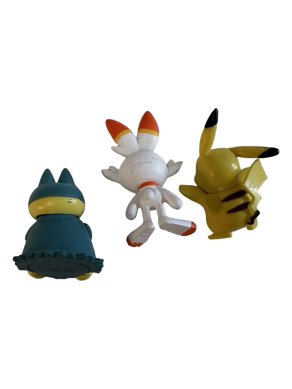 Pokemon Toys Lot of 3 Pikachu Mini Figures Nintendo